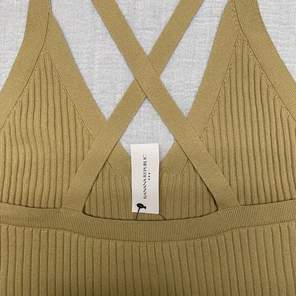 NWT Banana Republic Cross-Back V Neck Sweater Tank, XL - Picture 5 of 7